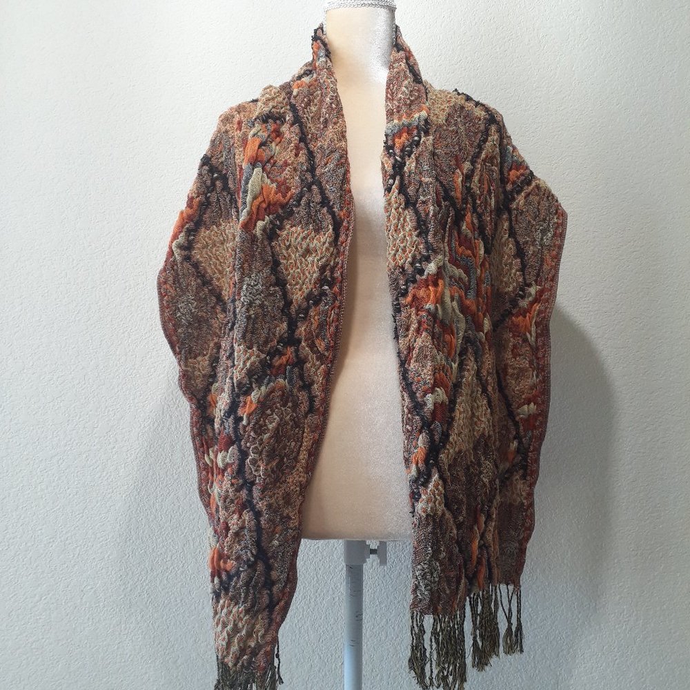 Textured Knit Scraf - Picture 4 of 8